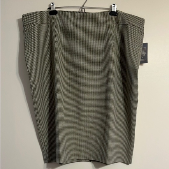 Macy's On 34th Houndstooth Pencil Skirt Knee-length for Work plus size - Picture 2 of 10